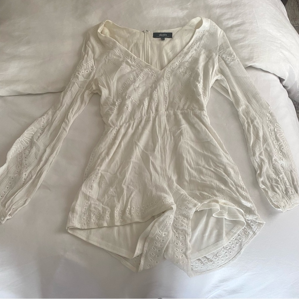 Lulus White Eyelet Romper